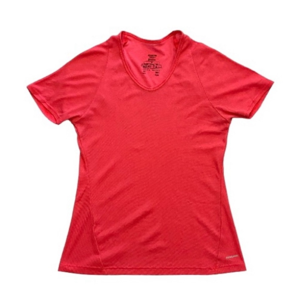 Patagonia Capilene 2 Short Sleeve Shirt Red Size M